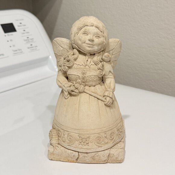 1998 "Woods Fairy" Garden Sculpture Signed by George Carruth of Carruth Studio - Picture 5 of 15